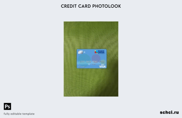 цифровая загрузка Bolivia Banco Union, банковская карта Visa, фотоизображение, п